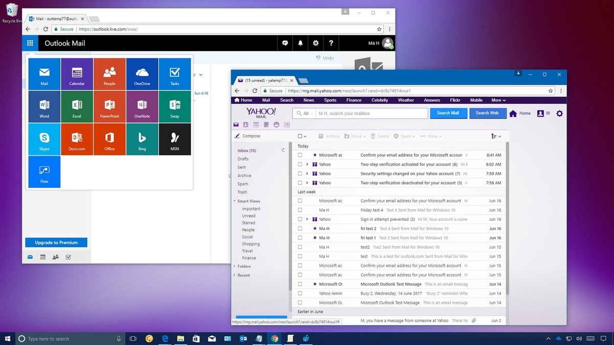how to change font size on yahoo mail